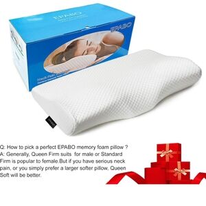 EPABO White Memory Foam Pillow
